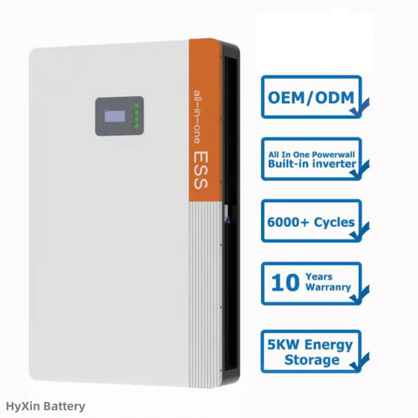 All-in-one battery packs for home storage solar batteries system