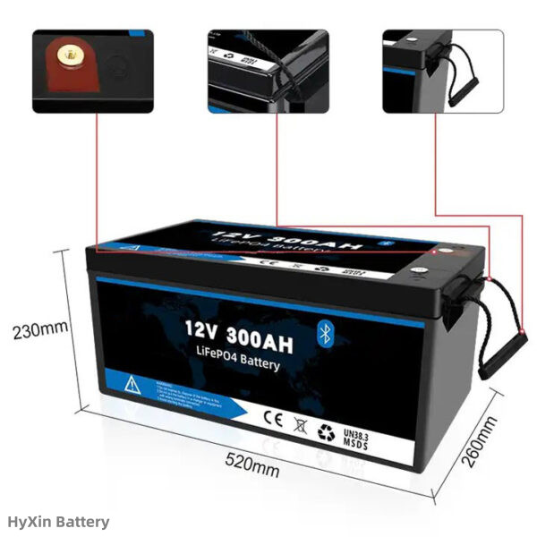 Deep cycle high protection 12.8V Battery for e-scooters