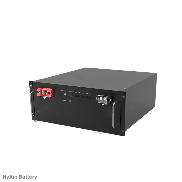Rack Battery 48V 50Ah LiFePo4 battery Packs with LCD Screen
