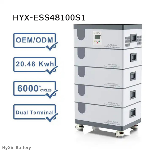 Stack-able battery packs 48v 100ah 6000 cycles