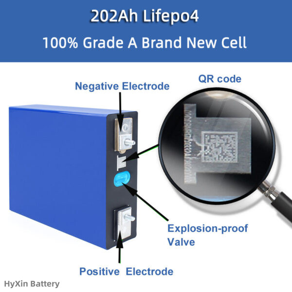 202Ah LS 100% Grade A brand New cells for RV EV system