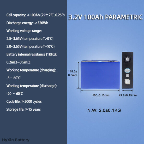 3.2v CALB 100ah Durable battery lifepo4 cells